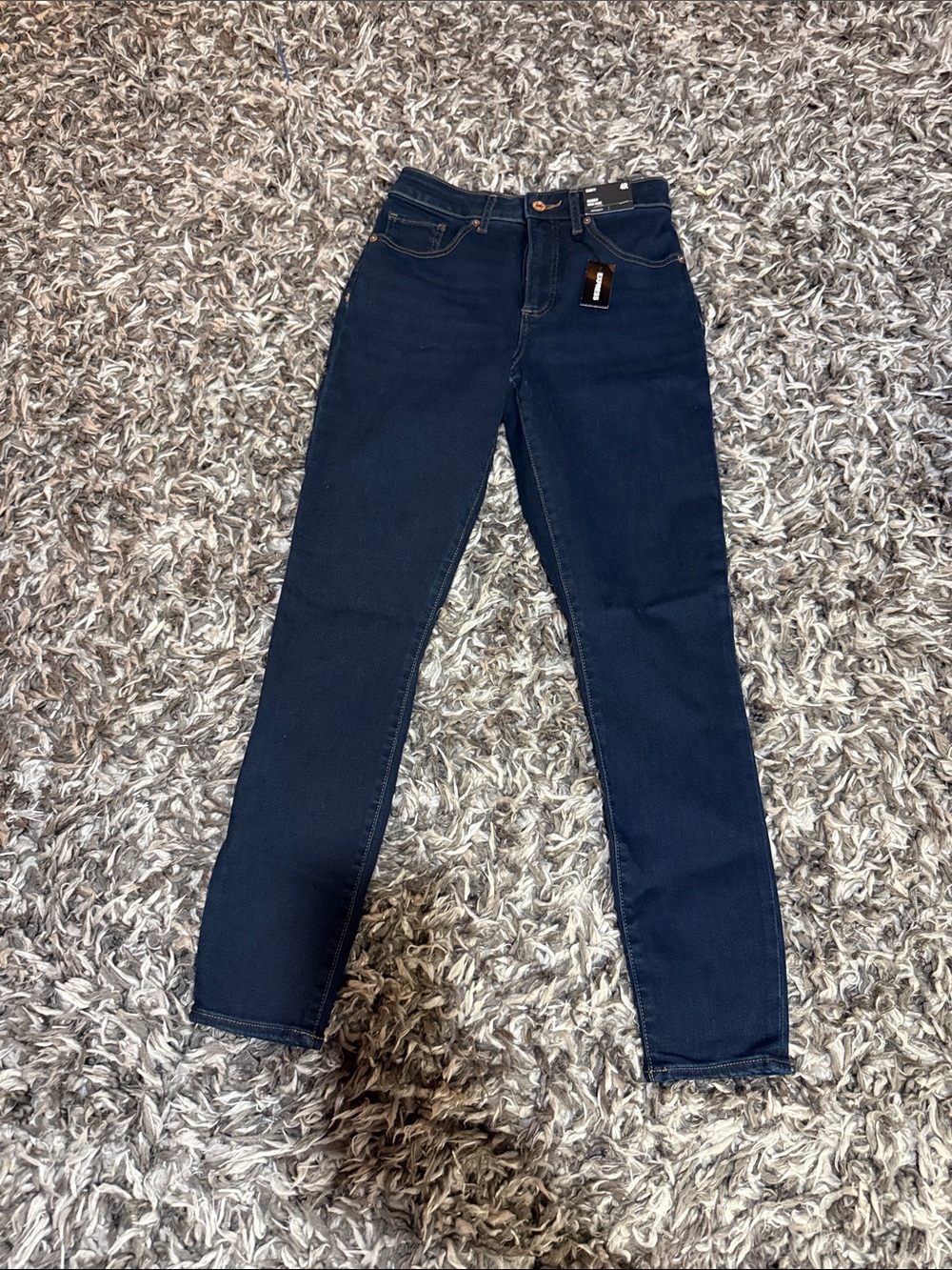 Express Women’s Skinny Jeans in Dark Blue